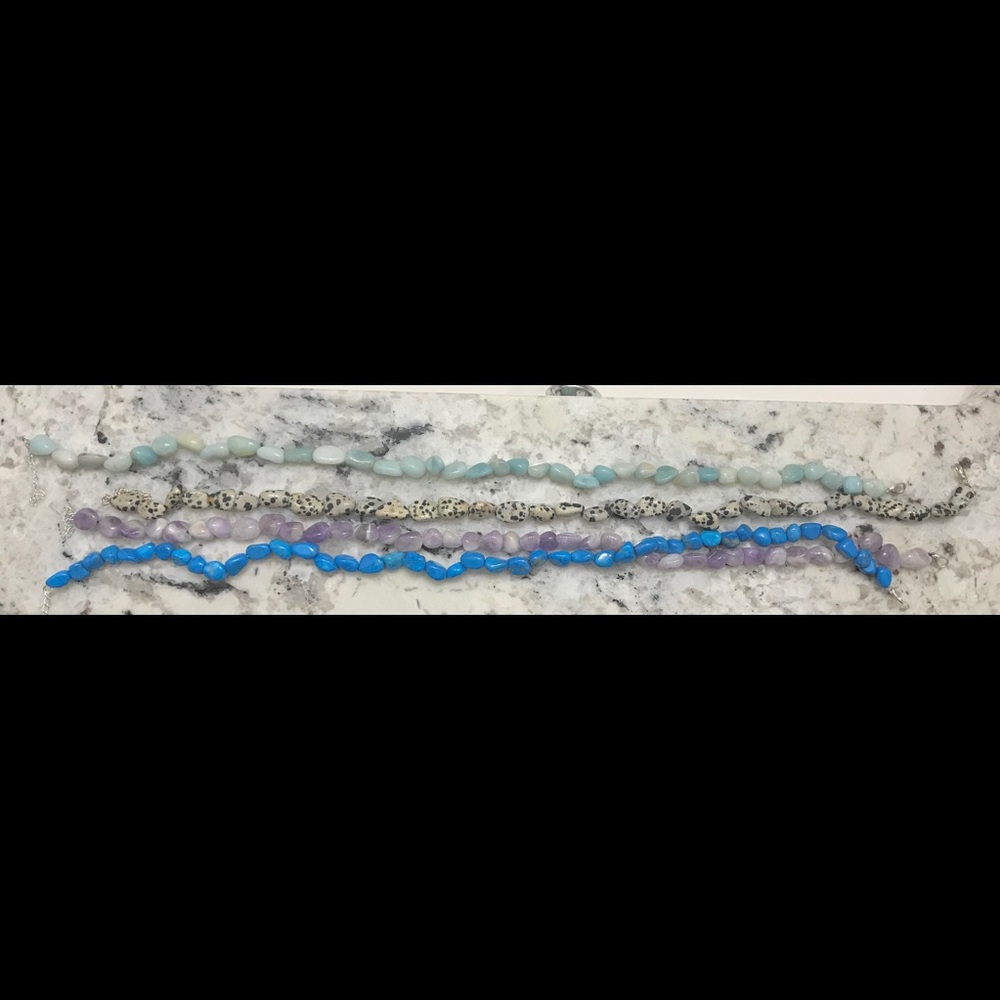 Turquoise stone choker necklace - Picture 2 of 4